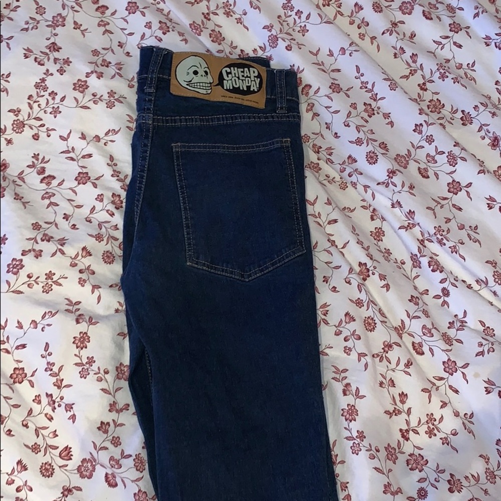 Cheap monday jeans 31 x 34 long dark blue